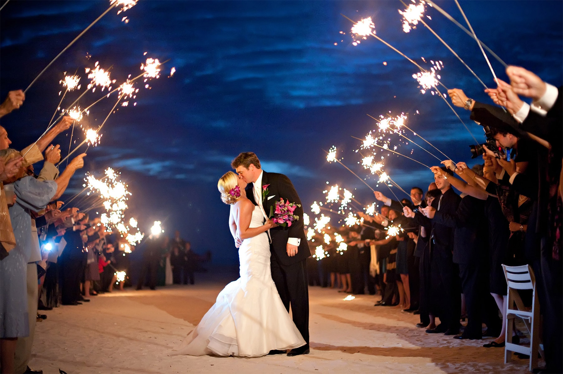 Wedding Sparkler Photos
 A Guide to Using Sparklers for Your Wedding Exit Send f