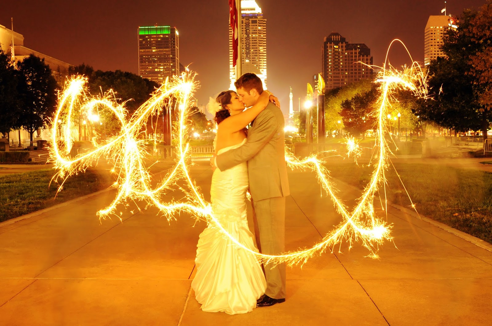 Wedding Sparkler Pictures
 ViP Wedding Sparklers Writing With Wedding Sparklers