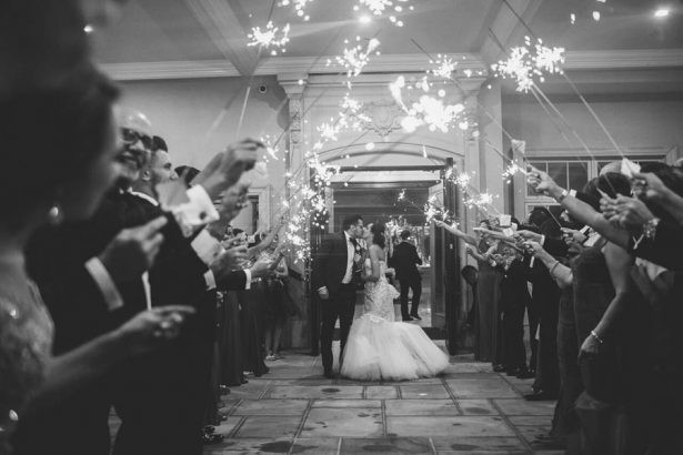 Wedding Sparklers Nyc
 New York Luxury Wedding with French Garden Vibes Belle