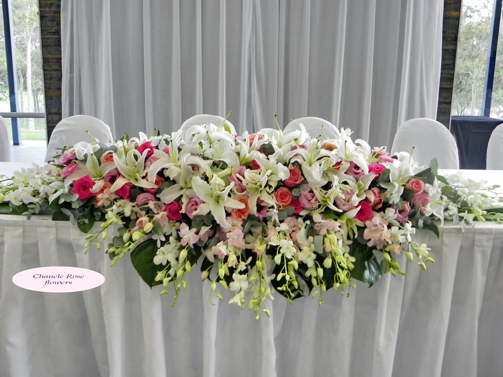Wedding Table Flowers
 Chanele Rose Flowers Blog Sydney Wedding stylist