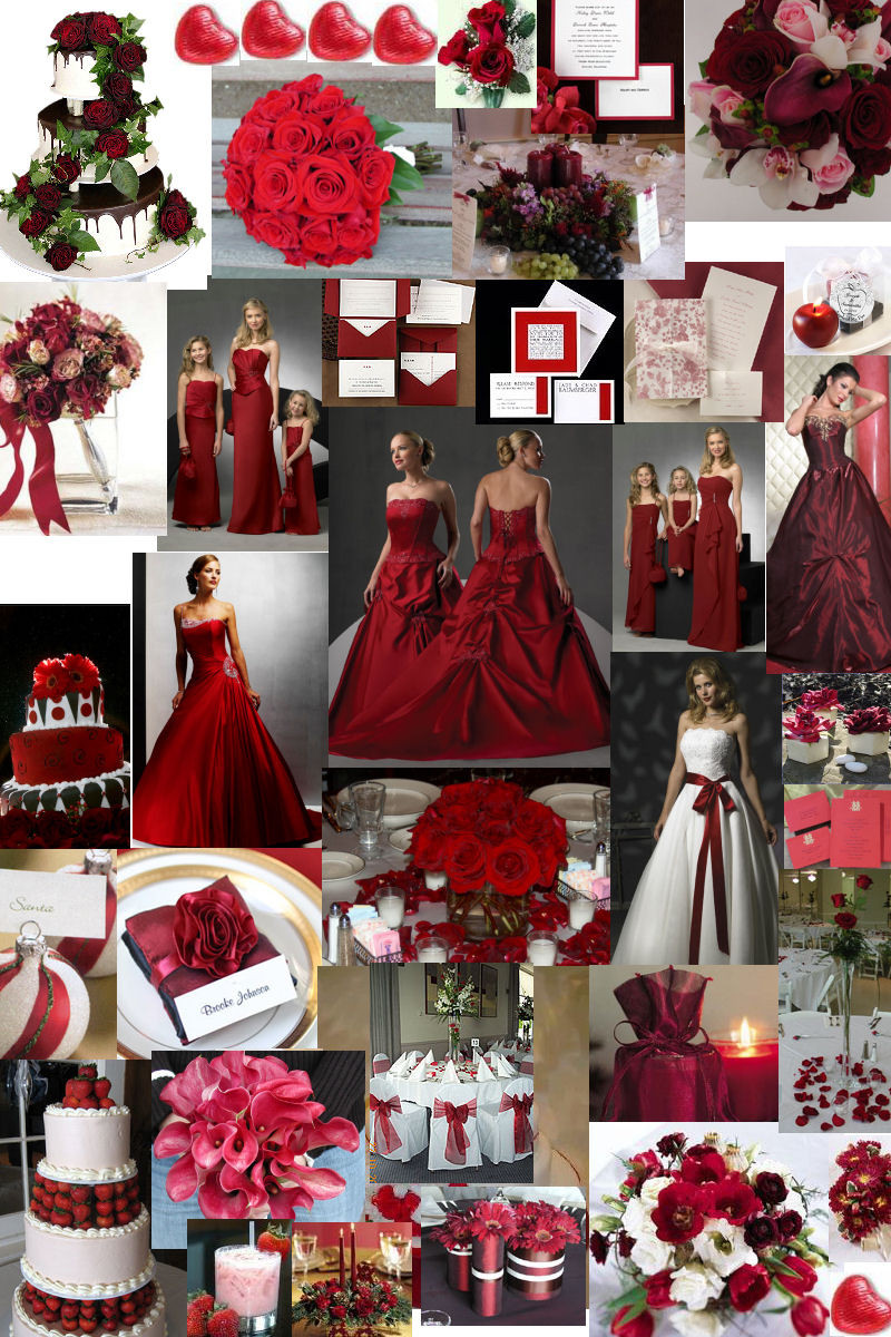 Wedding Themes And Colors
 Winter wedding theme – burgundy