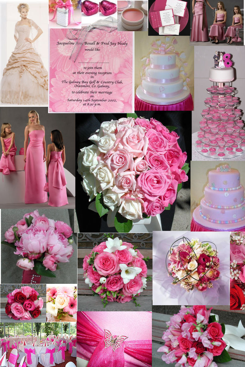 Wedding Themes And Motifs
 Our Moments To her U and Me Pink Wedding Theme