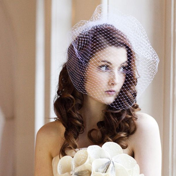 Wedding Updos With Birdcage Veil
 Hairstyles for the Birdcage Veils