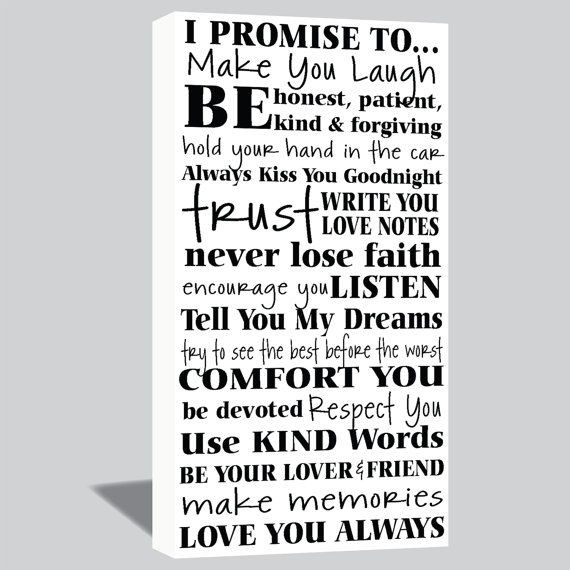Wedding Vows I Promise
 43 best images about Wedding Vows on Pinterest