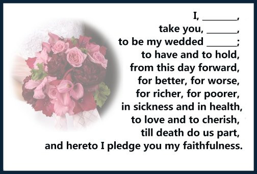 Wedding Vows In Sickness And In Health
 In Sickness and in Health — Marriage Works