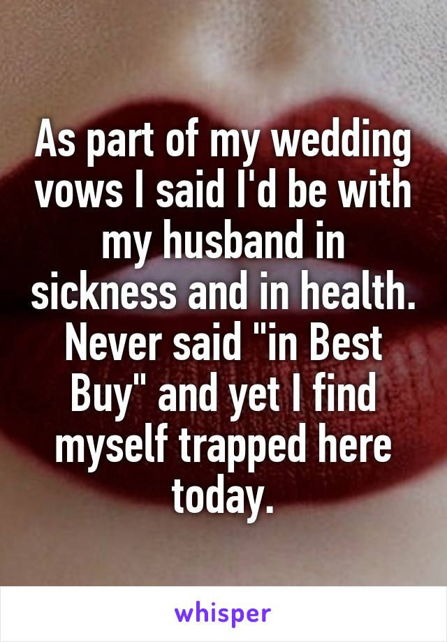 Wedding Vows In Sickness And In Health
 17 Best images about Wedding ideas on Pinterest