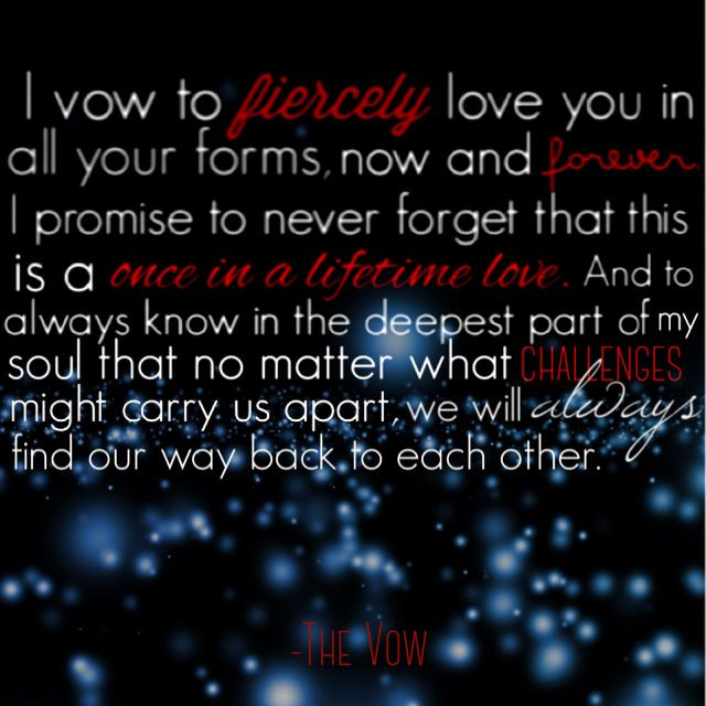 Wedding Vows Quotes
 Quotes From Movie Wedding Vows QuotesGram