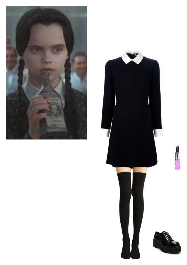 Wednesday Addams Costume DIY
 "Wednesday addam" by littlesweetheart123 liked on Polyvore
