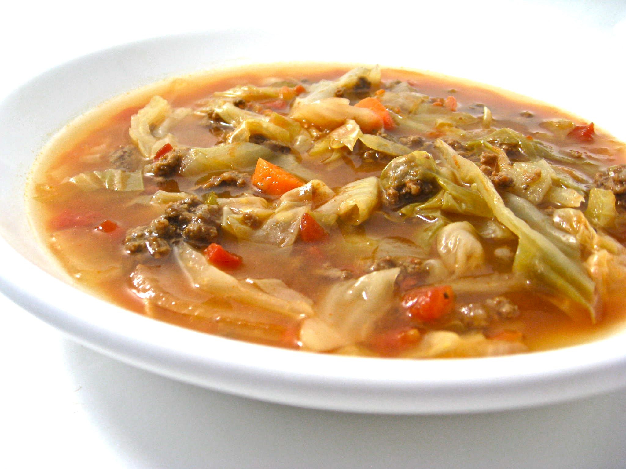 Weight Watchers Cabbage Soup With Ground Beef
 Super Skinny Sweet and Sour Cabbage Soup