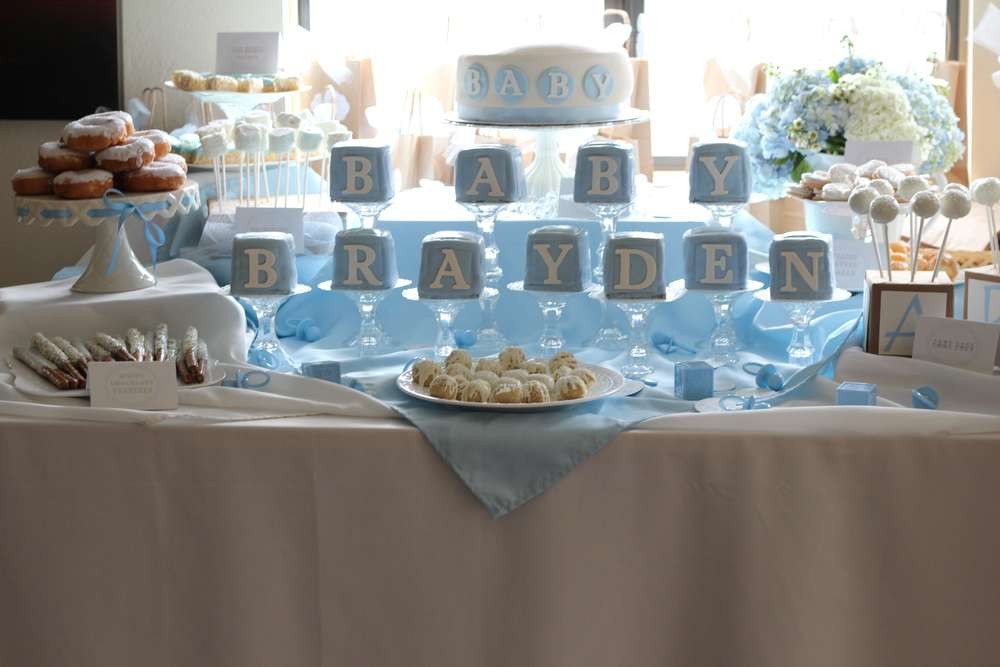 Welcome Baby Boy Party Ideas
 Shabby Chic Boy Baby Shower Party Ideas