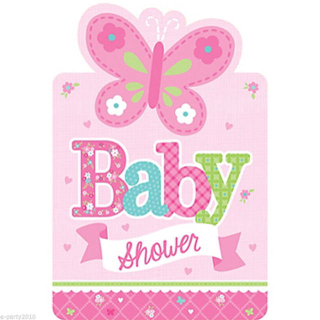 Welcome Baby Party Invitations
 Buy Amscan Wel e Little e Baby Girl Shower Invitations