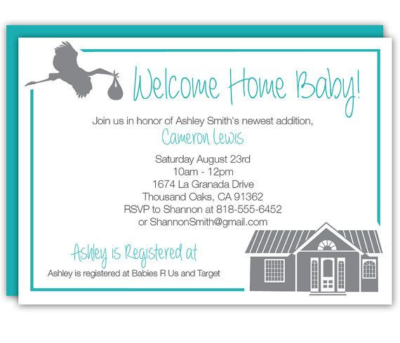 Welcome Baby Party Invitations
 7 best Wel e Home Baby Shower images on Pinterest