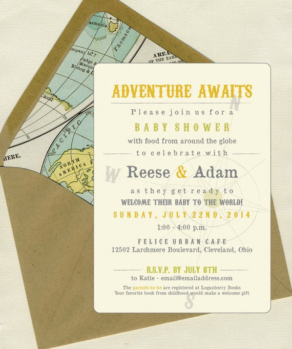 Welcome Baby Party Invitations
 Wel e to the World Baby Shower Invites by bbinvitations