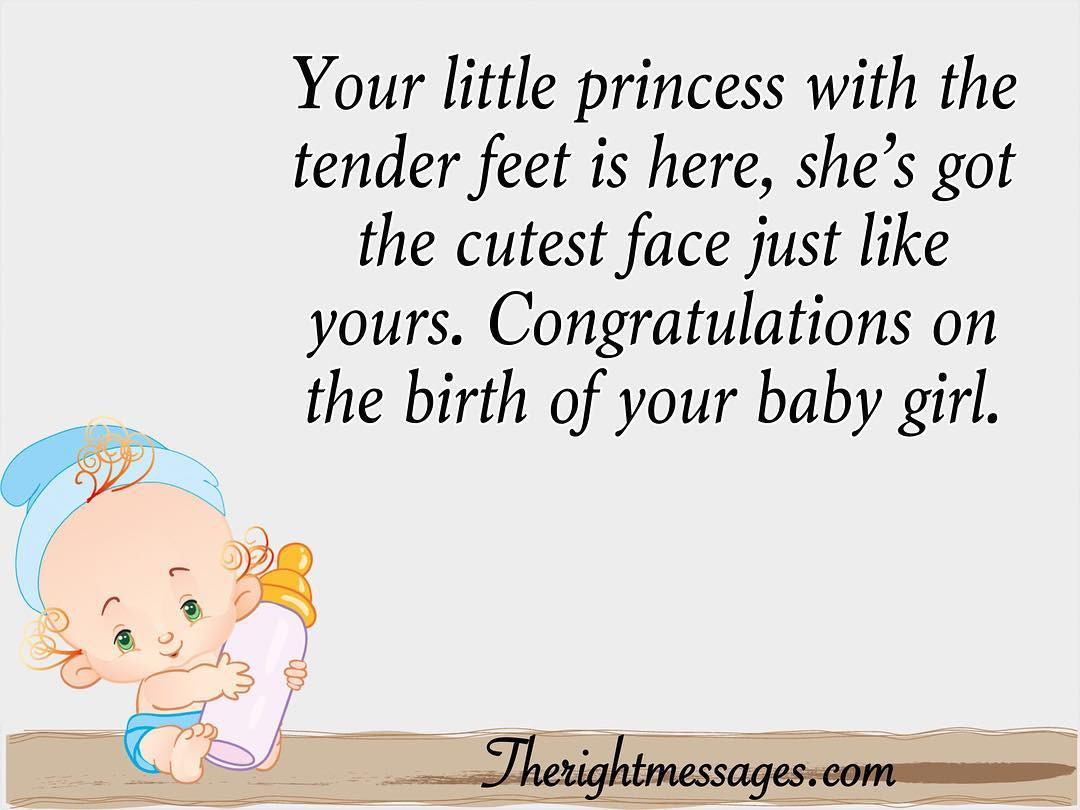 Welcome Quotes For New Born Baby Girl
 New Born Baby Girl Wishes Quotes & Congratulation