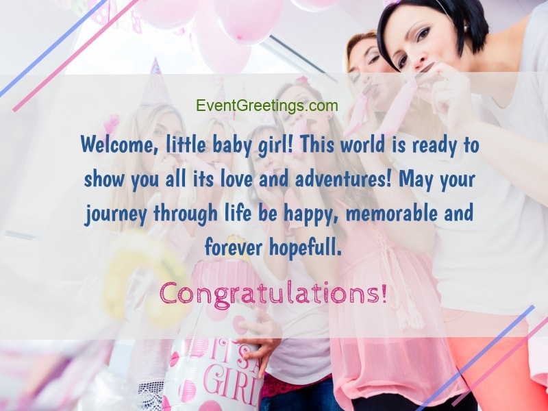 Welcome Quotes For New Born Baby Girl
 New Baby Girl Wishes Quotes And Congratulation Messages