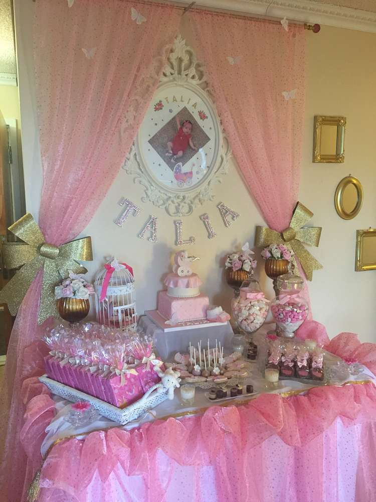 Welcoming Party For Baby
 Gold and rose party Wel e baby Party Ideas