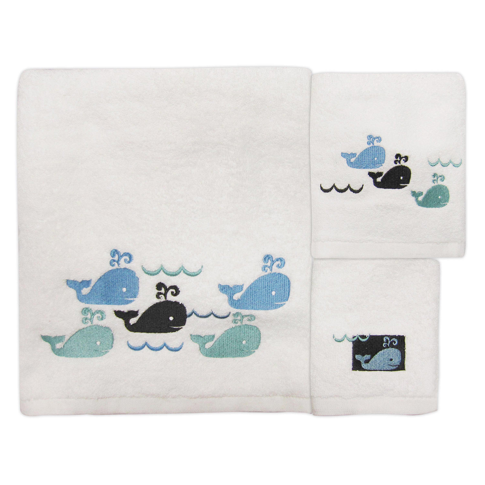 Whale Bathroom Decor
 Whale Watch Bath Towel Set Whales & Waves