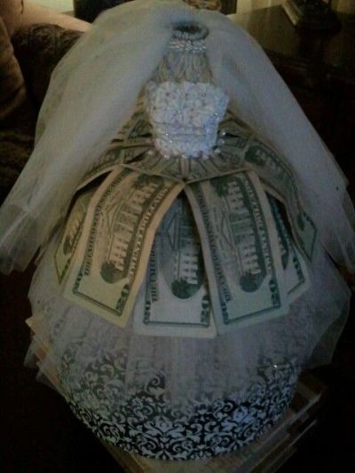 What To Give As A Wedding Gift
 Bridal shower t of money presented creatively See more