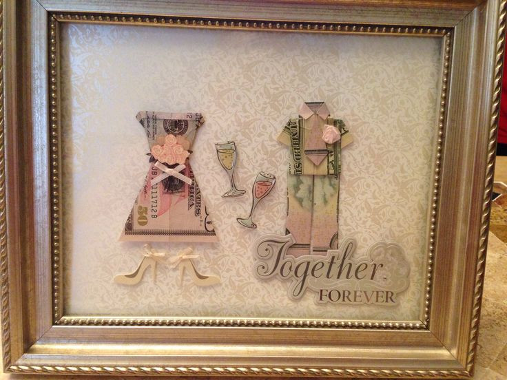 What To Give As A Wedding Gift
 Creative way to give money as a wedding t Made out of