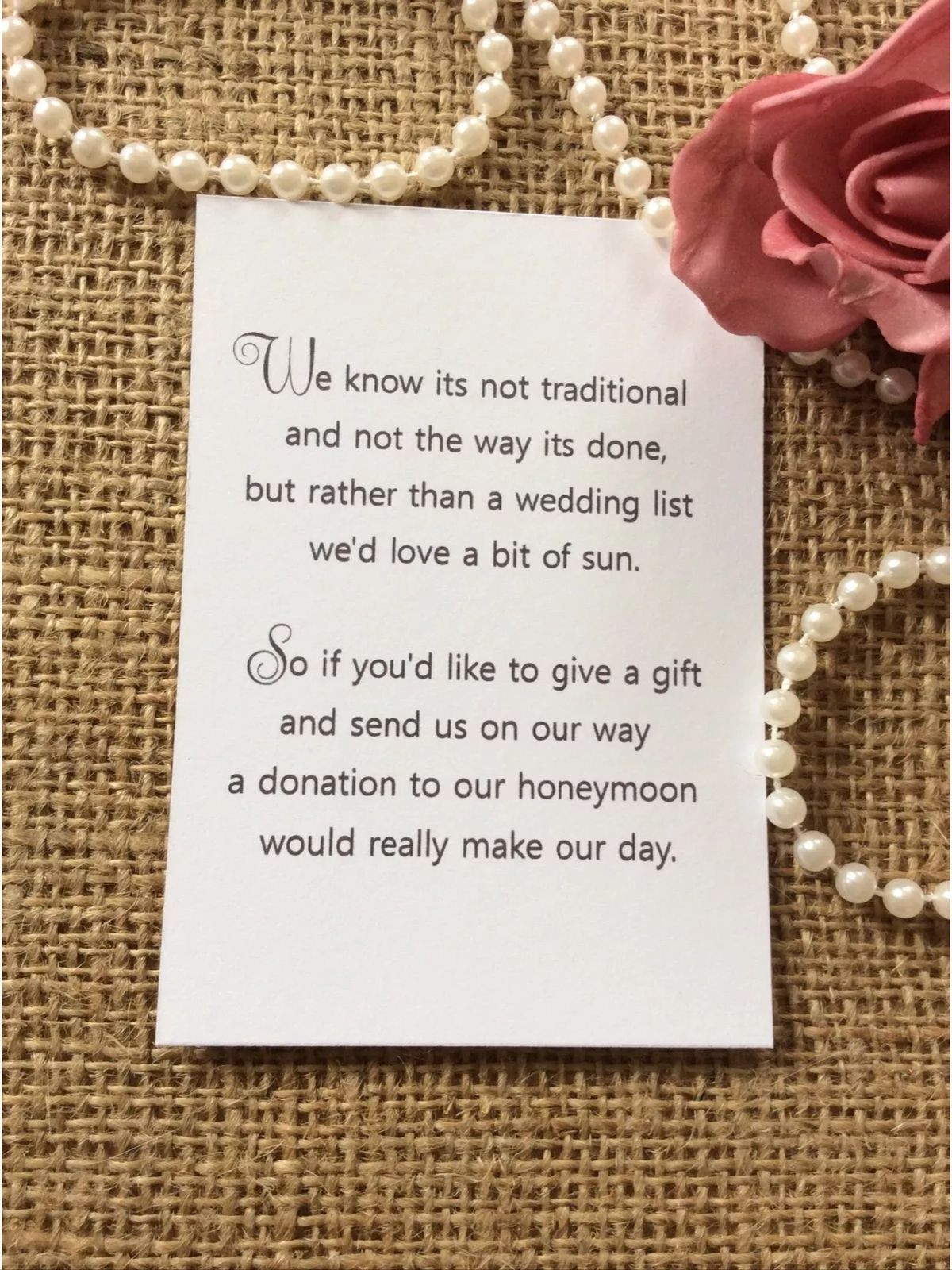 What To Give As A Wedding Gift
 25 50 WEDDING GIFT MONEY POEM SMALL CARDS ASKING FOR