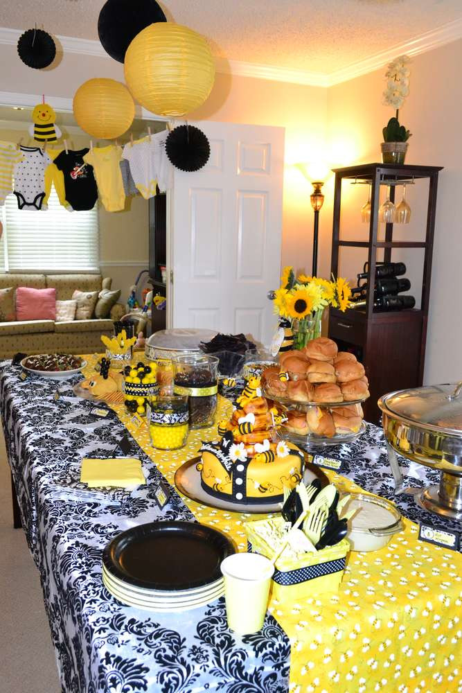 What Will It Bee Gender Reveal Party Ideas
 Bumble Bee Baby Shower Gender Reveal Party Ideas