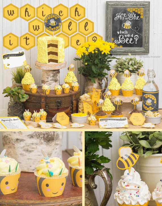 What Will It Bee Gender Reveal Party Ideas
 Bee party What will it bee gender reveal party ideas