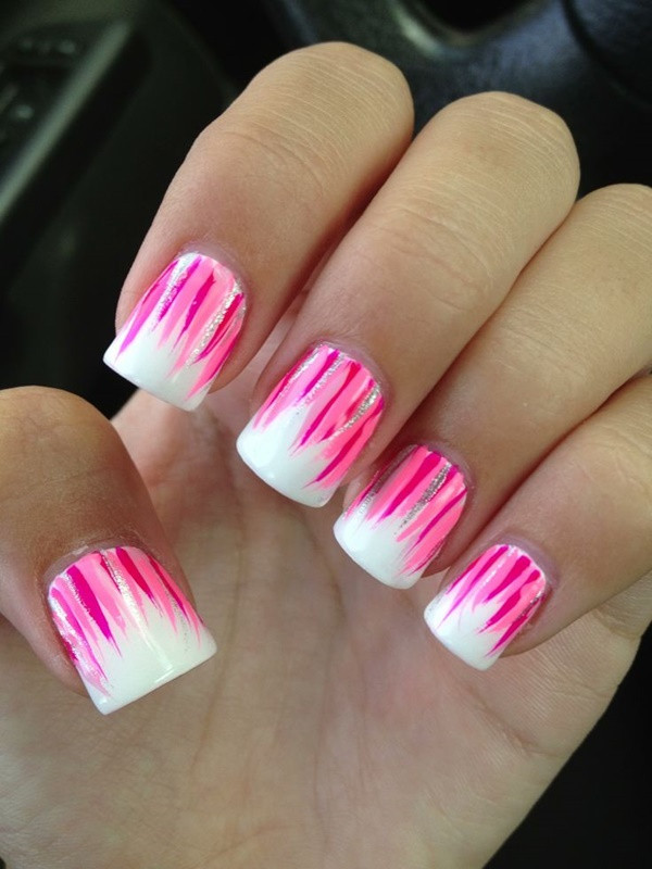 White And Pink Nail Designs
 50 Most Beautiful Pink And White Nails Designs Ideas You