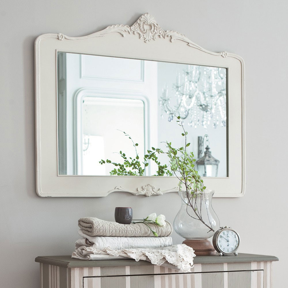 White Bathroom Mirror
 15 Pretty Mirrors for Walls