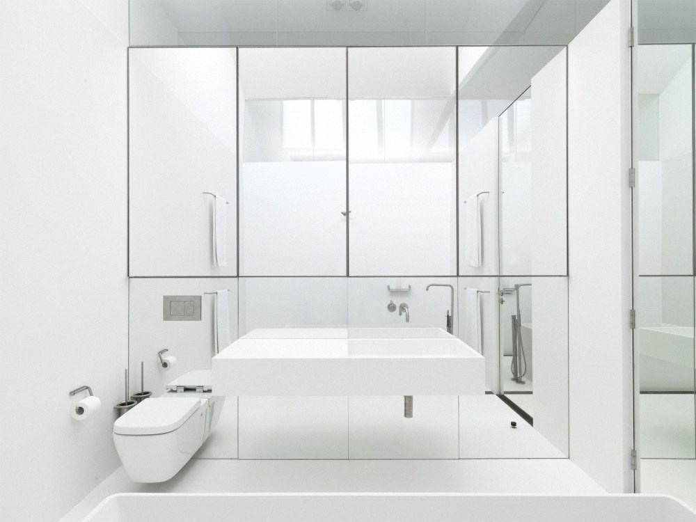 White Bathroom Mirror
 Pure and crisp white bathrooms Pivotech