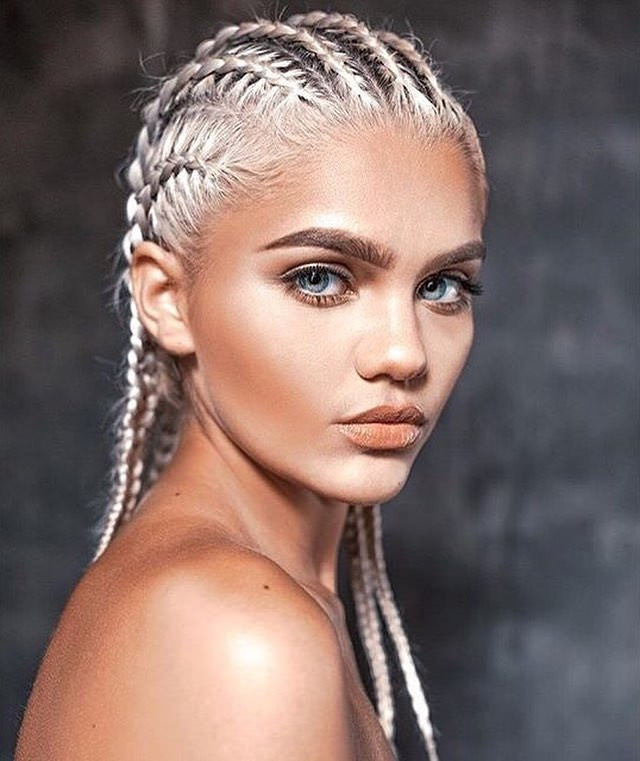 White Braids Hairstyles
 26 Awesome Braided Hairstyle for Girls