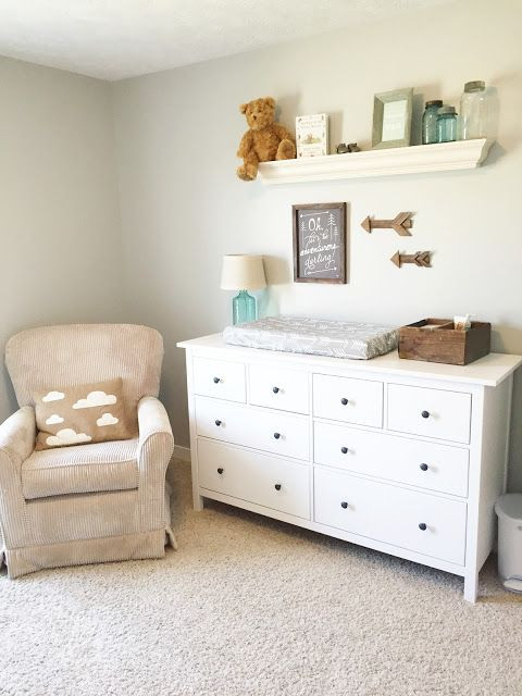 White Dressers For Baby Room
 Gender Neutral Nursery Reveal the girl in the red shoes