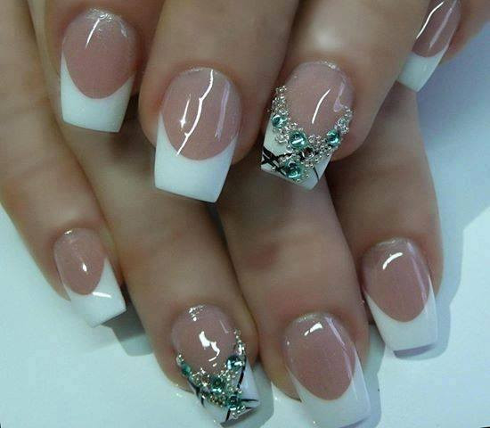 White French Nail Designs
 70 Very Stylish Black French Tip Nail Art Design Ideas