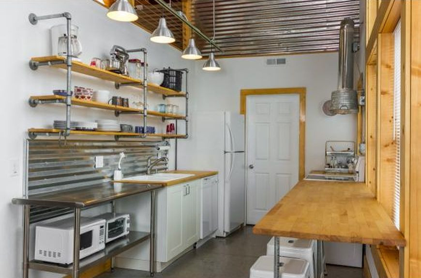 White Hut Kitchen
 Unique Quonset Hut Home Will Give You Design Inspiration