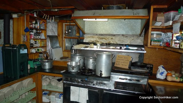 White Hut Kitchen
 Huts and Shelters Section Hikers Backpacking Blog