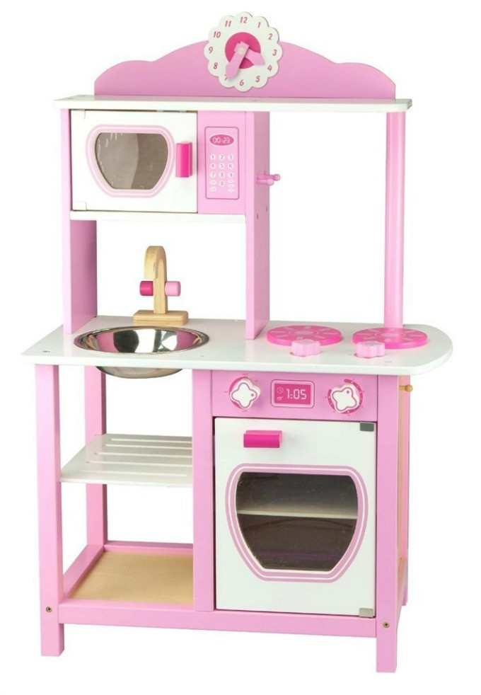 White Kids Kitchen
 Wooden Toy Kitchens for Little ‘Chefs’
