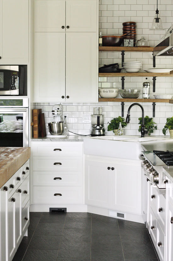 White Kitchen Cabinet Pulls
 Black Hardware Kitchen Cabinet Ideas The Inspired Room