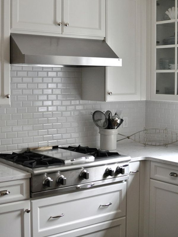 White Kitchen Tile Backsplash
 Kitchen Subway Tiles Are Back In Style – 50 Inspiring Designs