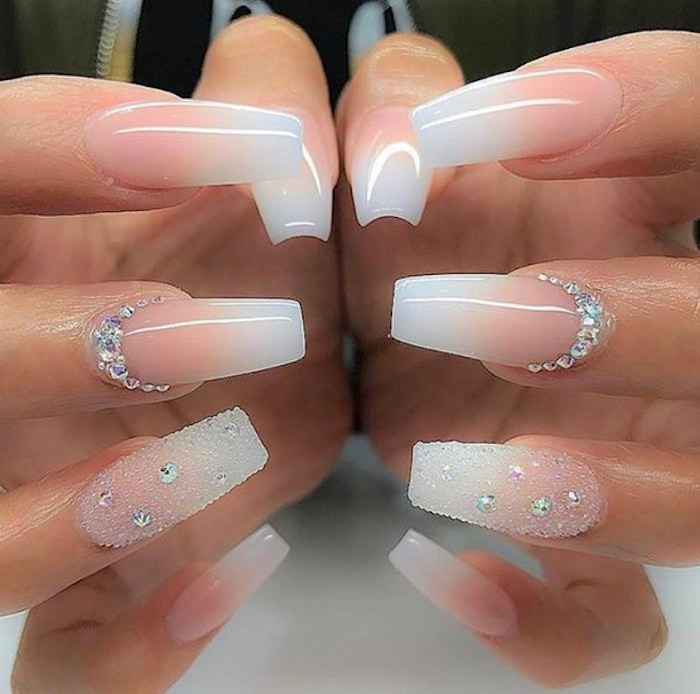 White Nail Ideas
 1001 Ideas for Coffin Shaped Nails to Rock This Summer