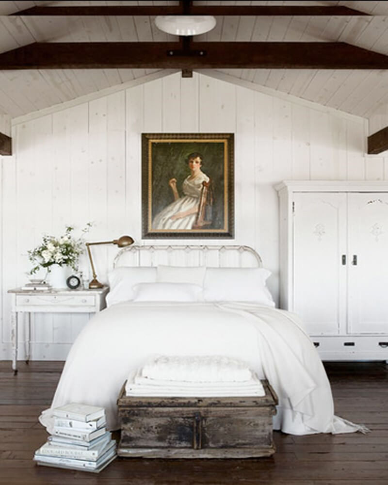 White Rustic Bedroom
 10 Serene White Bedroom Interior Design Ideas s
