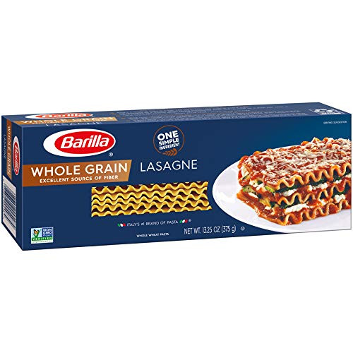 Whole Grain Lasagna Noodles
 Barilla Whole Grain Pasta Lasagne 13 25 Ounce