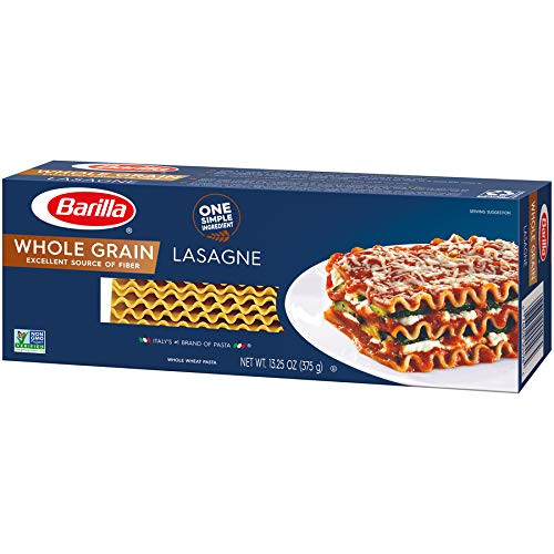 Whole Grain Lasagna Noodles
 Barilla Whole Grain Pasta Lasagne 13 25 Ounce