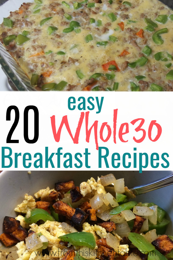 Whole30 Brunch Recipes
 Easy and Tasty Whole30 Breakfast Recipes From This