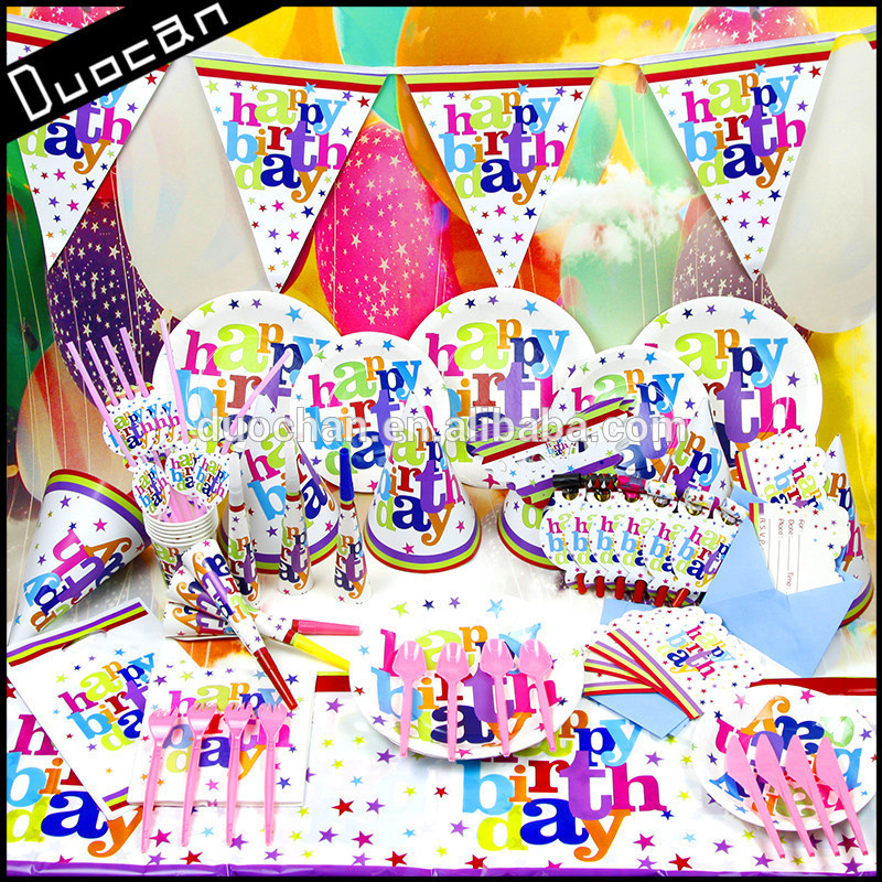 Wholesale Birthday Party Supplies
 Disposable Kids Theme Birthday Party Supplies Wholesale