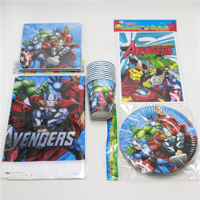 Wholesale Birthday Party Supplies
 Wholesale 1pack 51pcs Avengers alliance Baby 1st Birthday