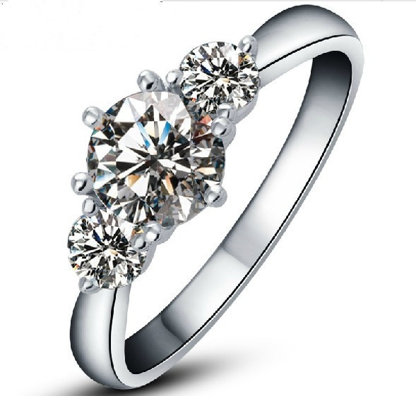 Wholesale Diamond Engagement Rings
 Factory Wholesale High Quality 2 carat Three Stone