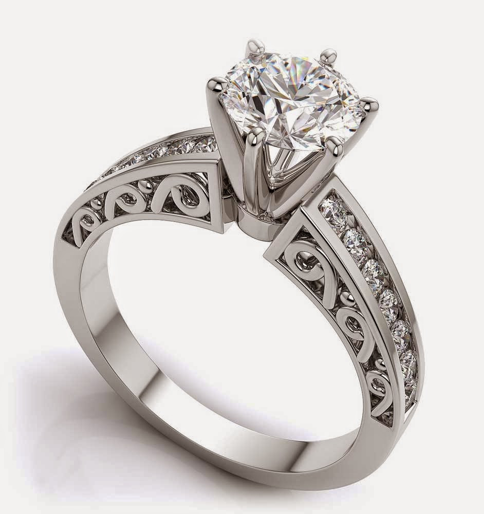 Wholesale Diamond Engagement Rings
 Diamond Wedding Rings Hand Engraved Settings Wholesale
