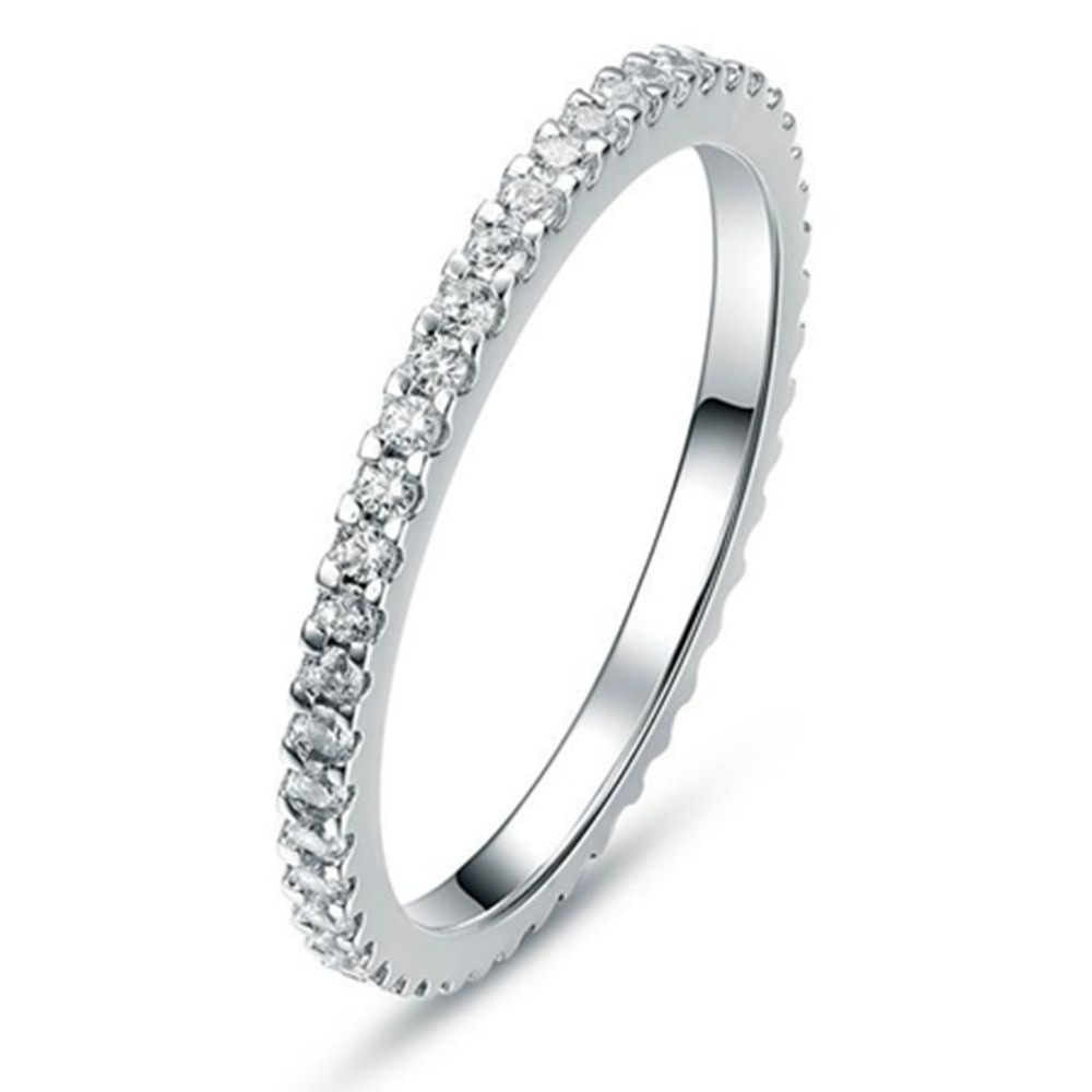 Wholesale Wedding Bands
 0 55CT Wholesale Solid Silver Simulate Diamond Wedding