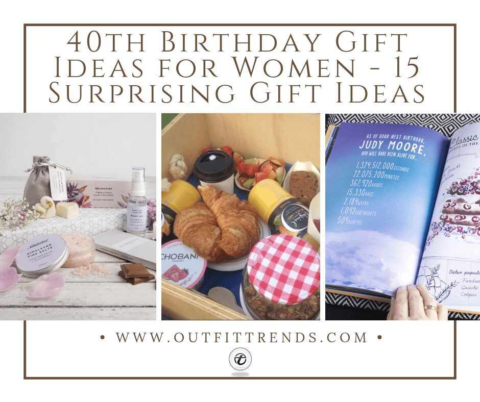 Wife 40Th Birthday Gift Ideas
 40th Birthday Gift Ideas for Women 15 Surprising Gift Ideas