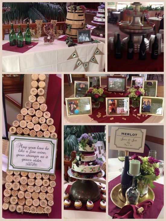 Wine Themed Wedding Favors
 Wine themed bridal shower