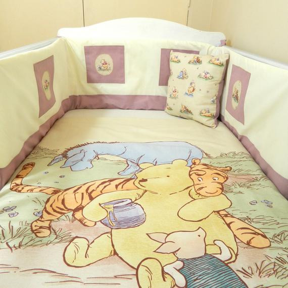 Winnie The Pooh Baby Decor
 Vintage Winnie the Pooh baby bedding Winnie the pooh quilt